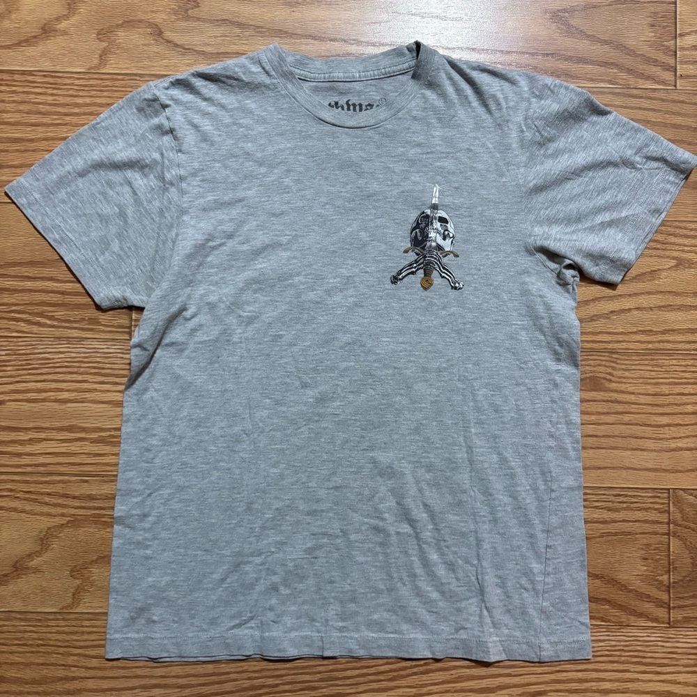 Vintage Y2K Grunge Skater Powell Peralta Skull Sword Shirt Large RARE